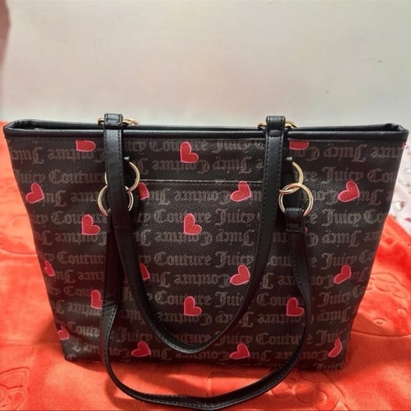 Juicy Couture BLACK RED V-DAY - MEDIUM TOTE - Picture 2 of 2